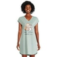 thumbnail image 1 of George Women's V-Neckline Nightshirt, 1 of 6
