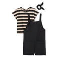 thumbnail image 1 of Btween Girls' Knit Shortall 3-Piece Set, 1 of 1