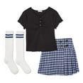 thumbnail image 1 of Btween Girls' Skort 3-Piece Set, 1 of 3