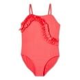 thumbnail image 1 of George Girls' Ruffle Swimsuit 1-Piece, 1 of 1