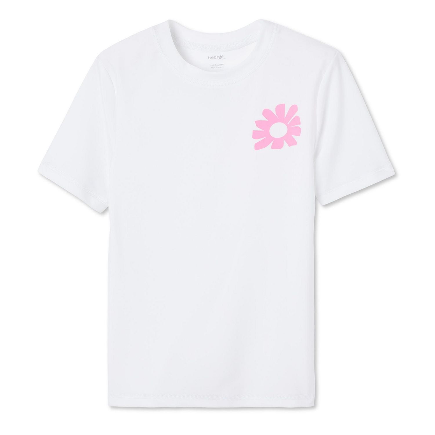 George Girls' Short Sleeve Rash Guard