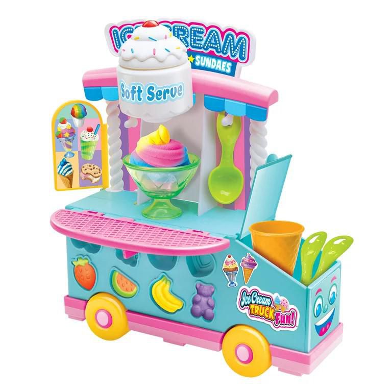 Cra-Z-Art Softee Dough Ice Cream Truck Fun, Sensory Dough for Kids