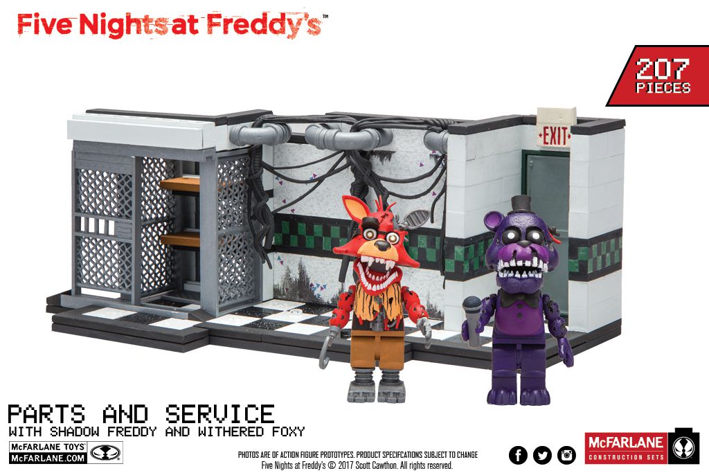 McFarlane Five Nights at Freddy's Parts And Service Medium Construction Set