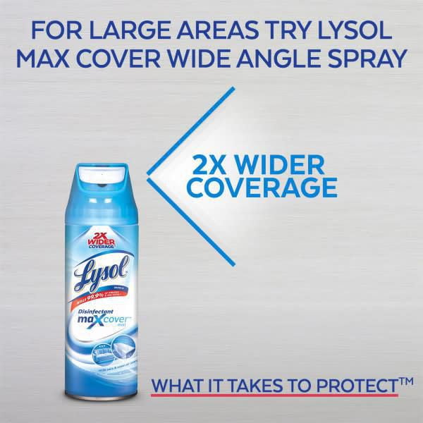 Lysol Disinfectant Spray, Spring Waterfall, Disinfect and Eliminate Odours on Hard Surfaces & Fabrics, 539 g