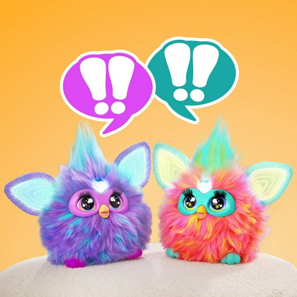 Furby violet peluche interactive - Version anglaise À partir de 6 ans 