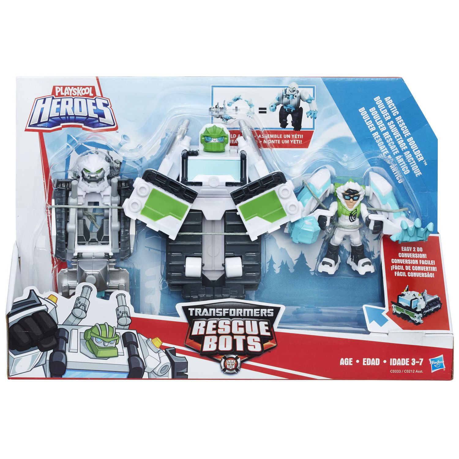 Transformers rescue bots on sale arctic rescue boulder