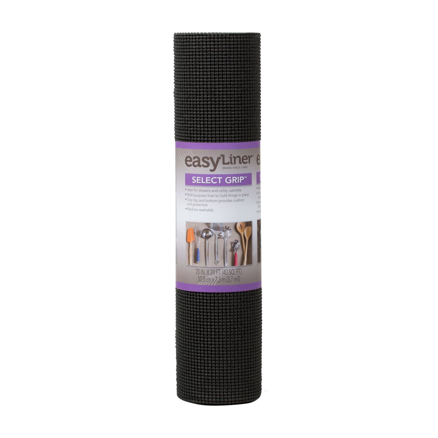 Select Grip EasyLiner Shelf Liner, Black Walmart Canada