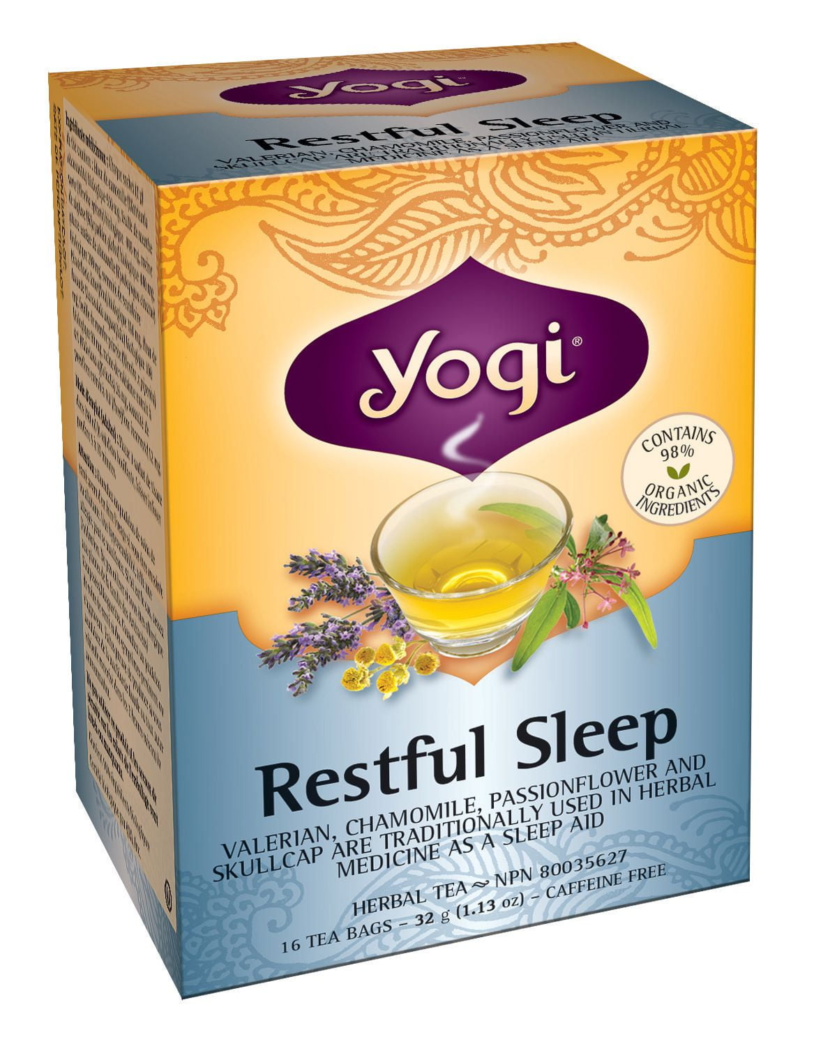 Yogi Teas Restful Sleep Herbal Tea 16 Bags 32 g Walmart Canada