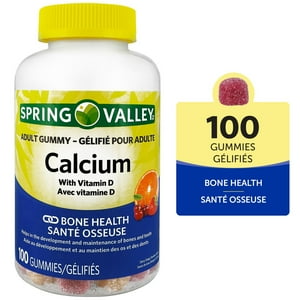 Spring Valley Calcium avec vitamine D