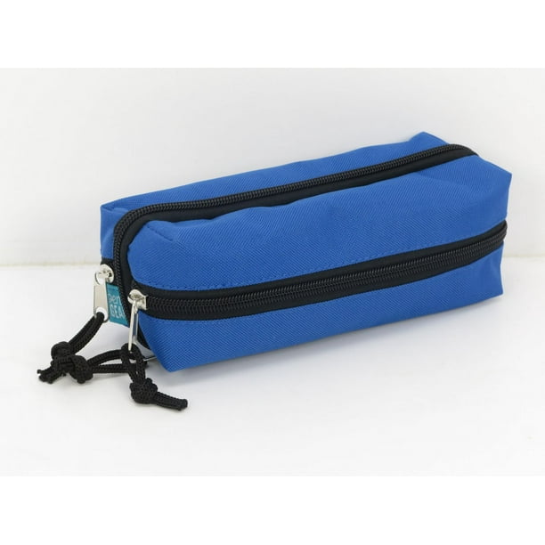 Pencil Case Large Capacity Pencil Pouch Handheld Pen Bag Cosmetic Portable  Gift For Office School Teen Girl Boy Men Women Adult (Blue) 