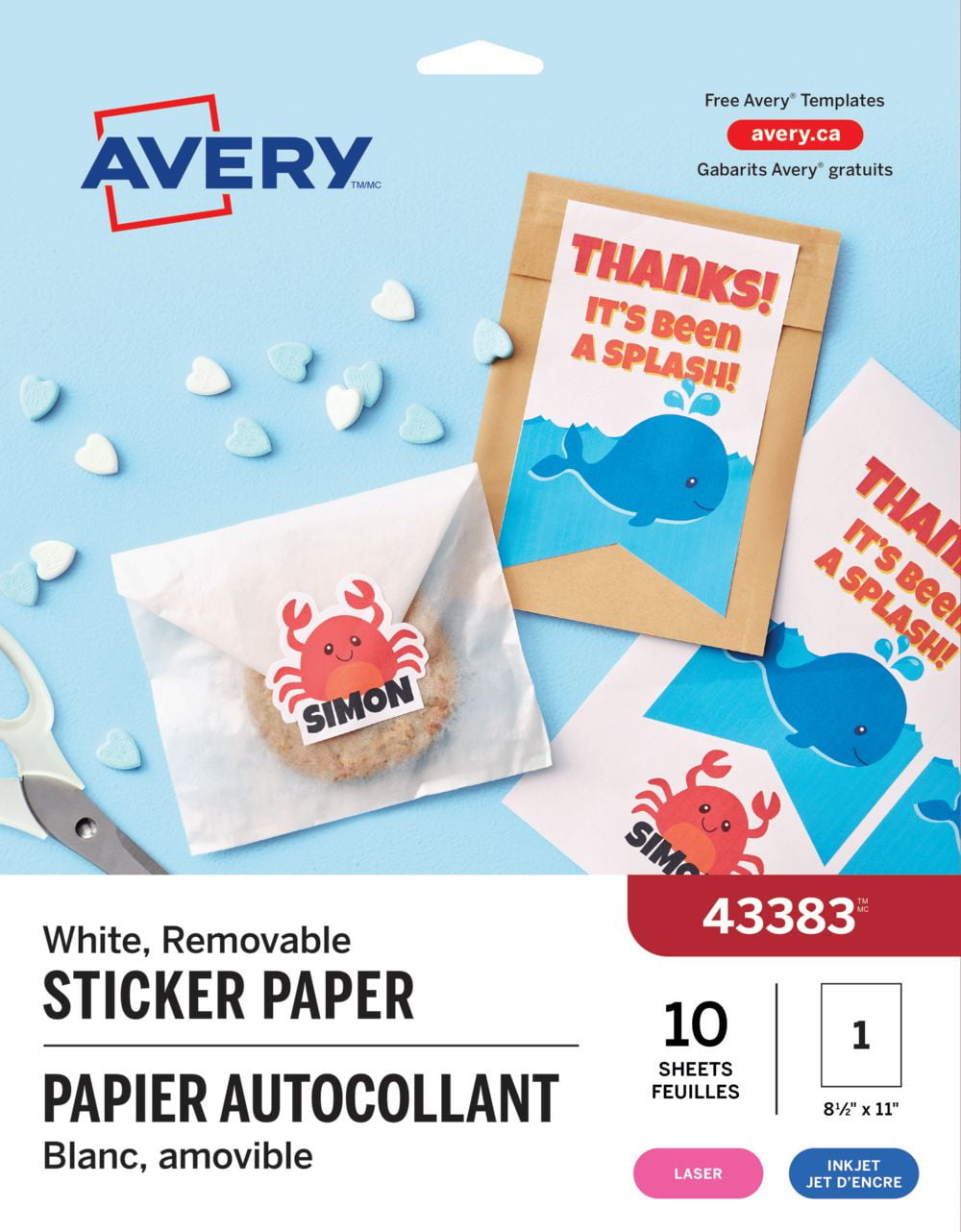 Avery Sticker Project Paper Walmart Canada