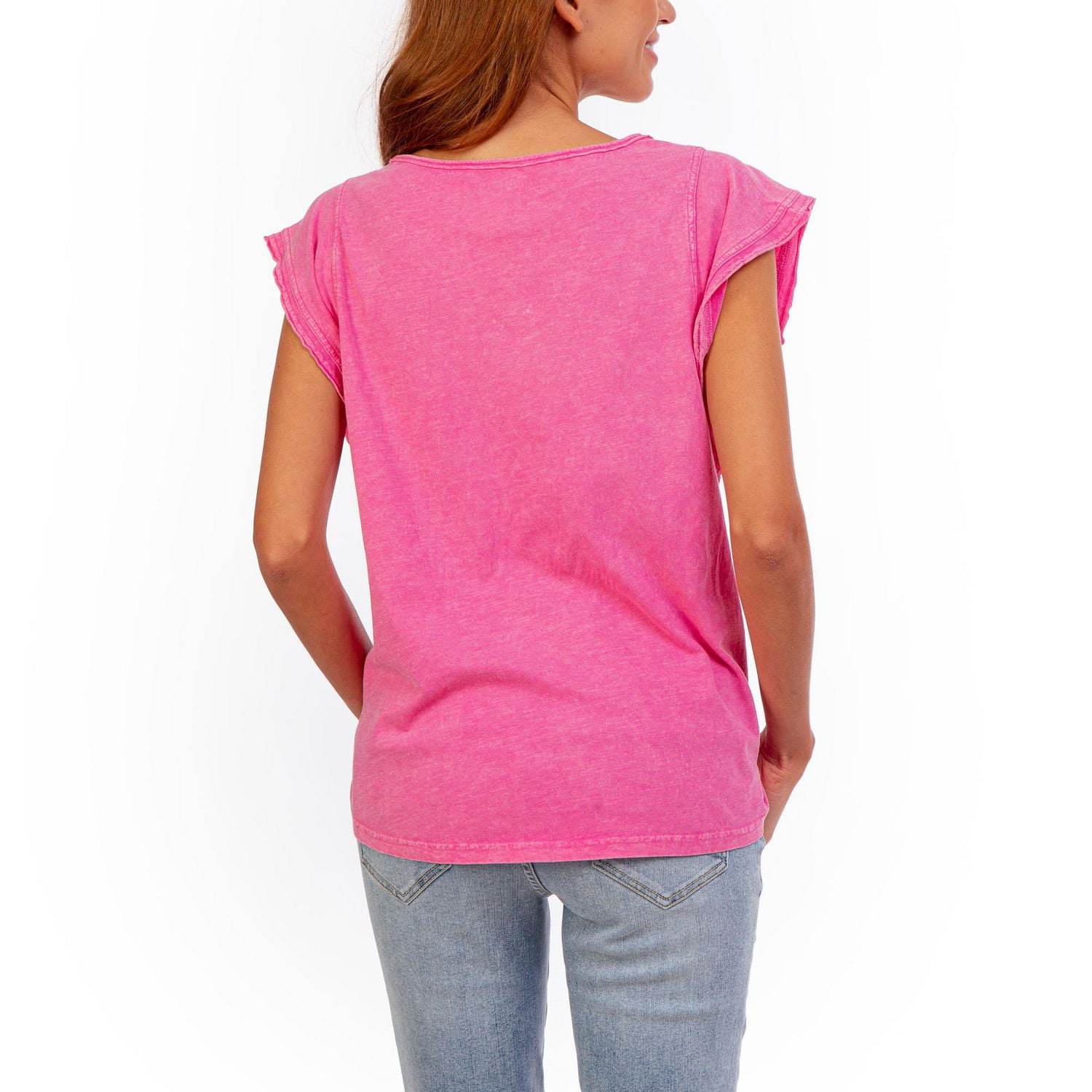 Jordache Women's Flutter Tee