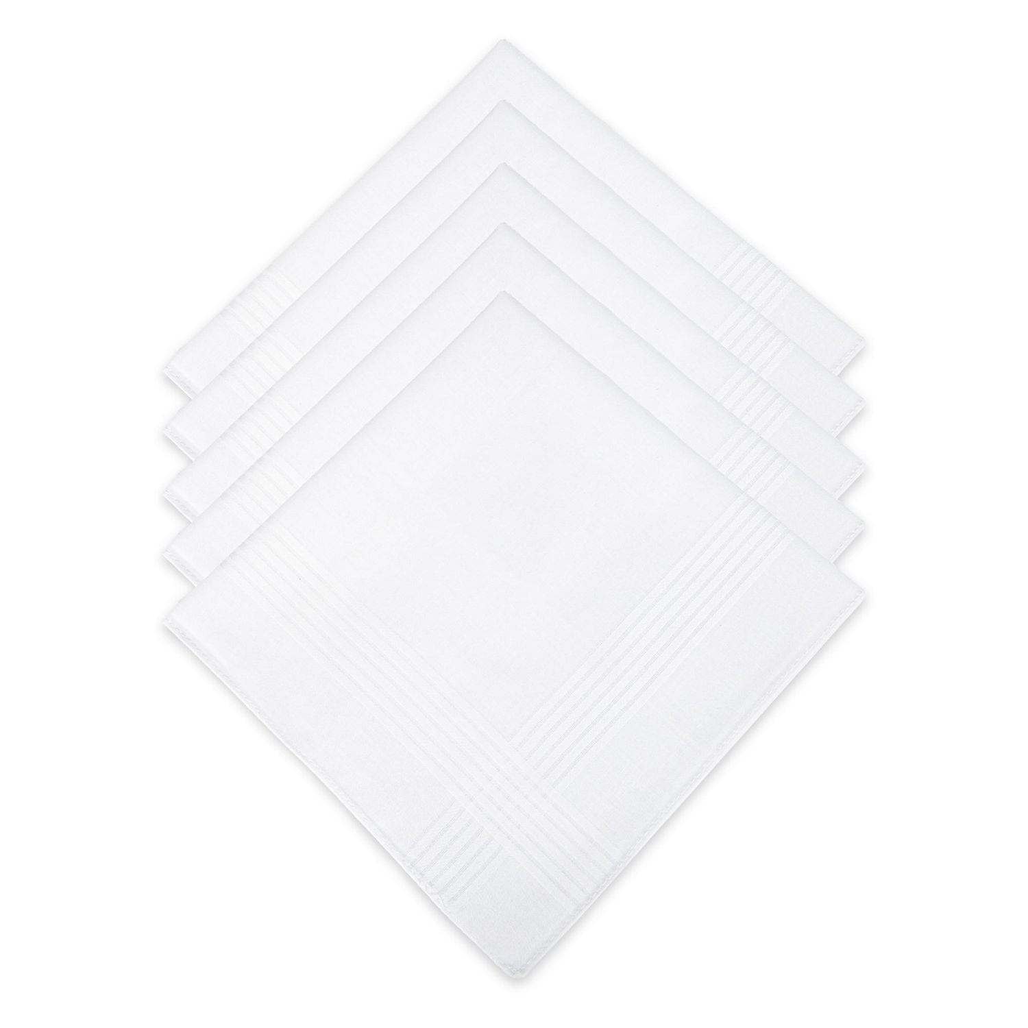 Tailored Flex by Haggar Men's Handkerchiefs 5-Pack, One Size