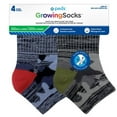 thumbnail image 2 of Growing Socks by Peds® 4pk Boys Socks, 2 of 4
