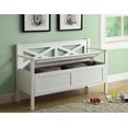 thumbnail image 2 of Banc avec rangement - bois solide blanc, 2 of 3