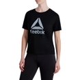 thumbnail image 2 of Reebok Women's Infinity Short Sleeve Cropped Jersey Tee, 2 of 4