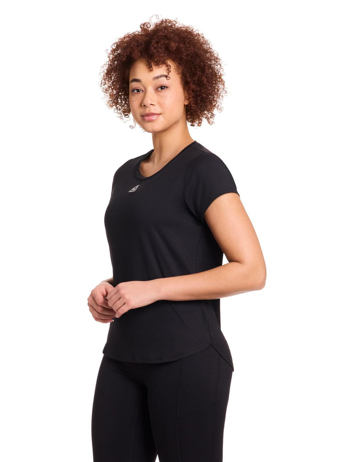 Haut à manches courtes sur la course Reebok pour femmes