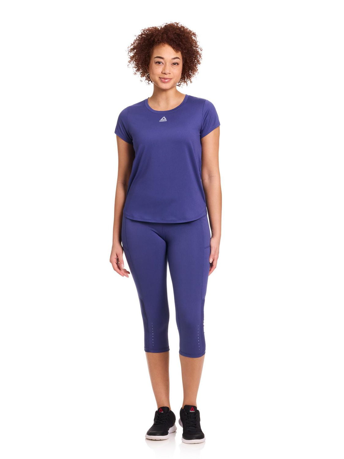 Reebok Women’s On The Run Short Sleeve Top