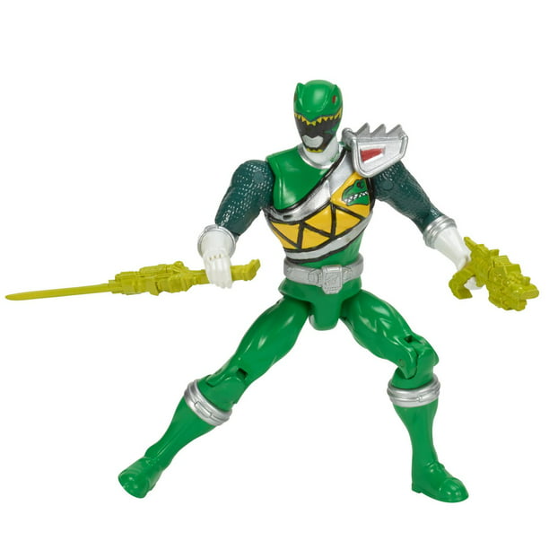 Figurine Power Rangers Dino Super Charge - Héros d'action Ranger vert