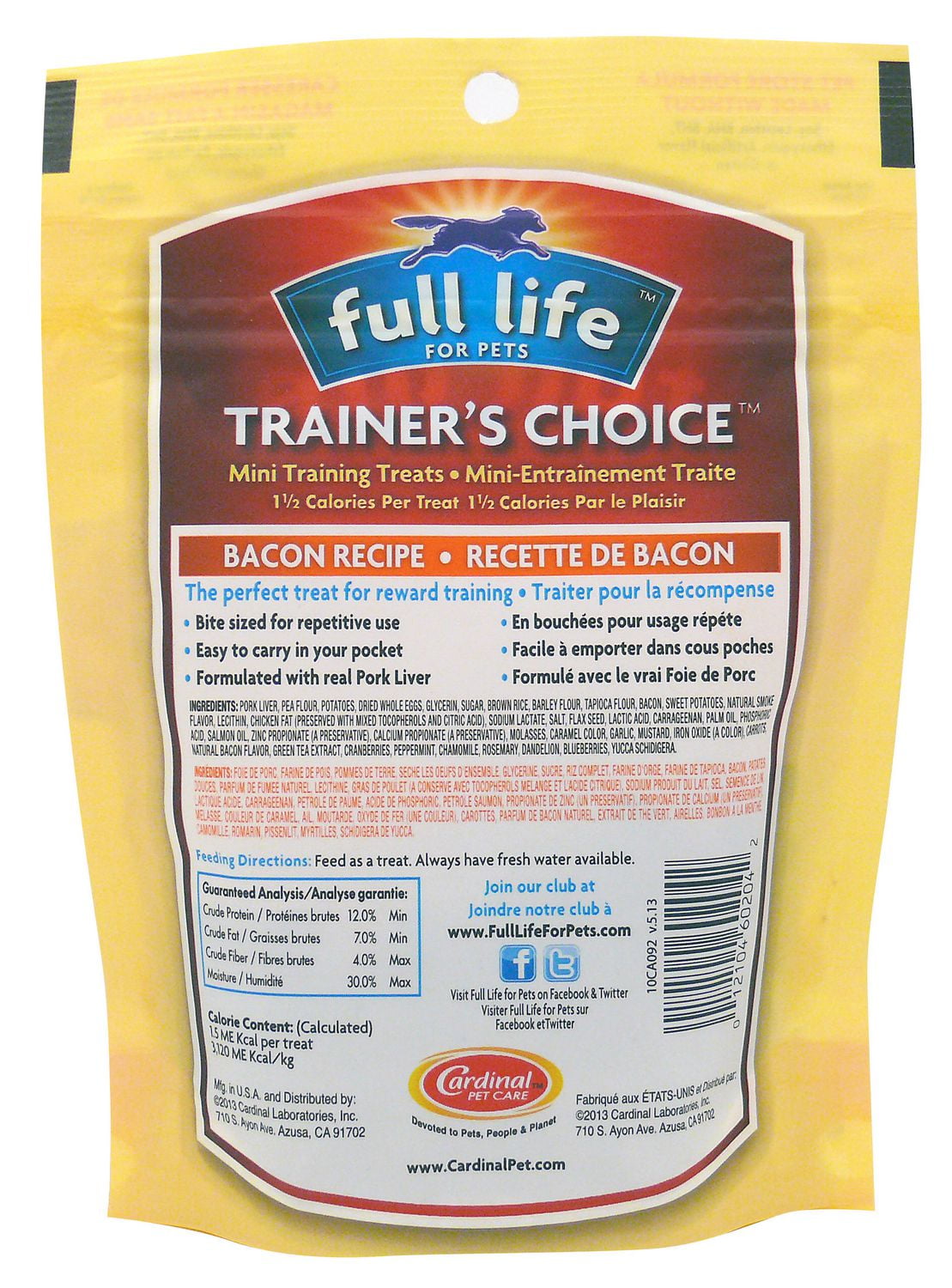 Full Life for Pets Trainer s Choice Mini Bacon Training Treats