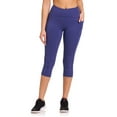 thumbnail image 1 of Reebok Women’s On the Run High-Rise 20” Inseam Capri Leggings with Pockets, 1 of 6