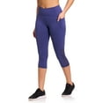 thumbnail image 2 of Reebok Women’s On the Run High-Rise 20” Inseam Capri Leggings with Pockets, 2 of 6