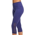 thumbnail image 3 of Reebok Women’s On the Run High-Rise 20” Inseam Capri Leggings with Pockets, 3 of 6