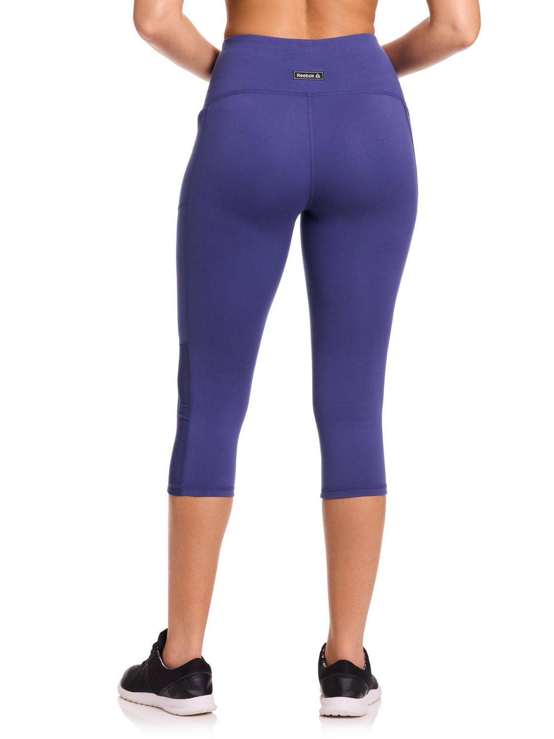 Reebok Women’s On the Run High-Rise 20” Inseam Capri Leggings with Pockets