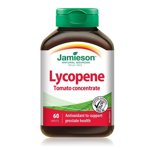 Jamieson Caplets de Lycopène Concentré de Tomate 60 caplets