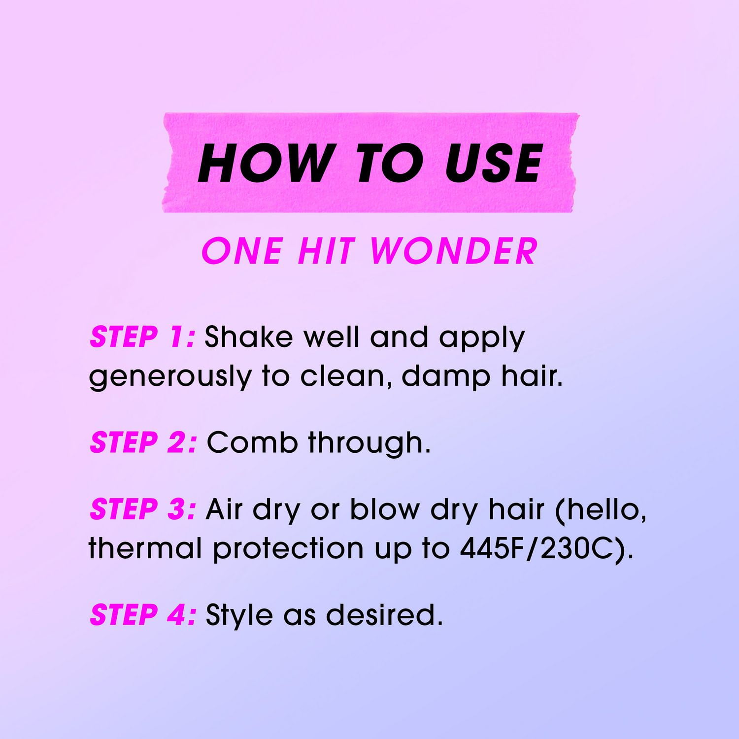 MANE CLUB One Hit Wonder Multi-Benefit 10-in-1 Leave-In Spray, 5.3