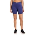 thumbnail image 1 of Reebok Short de motard taille haute Reflex avec entrejambe de 7 po pour femmes avec poches, 1 of 5