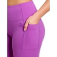thumbnail image 4 of Reebok Women’s ‘Reflex’ High-Rise 7” Inseam Biker Shorts with Pockets, 4 of 5