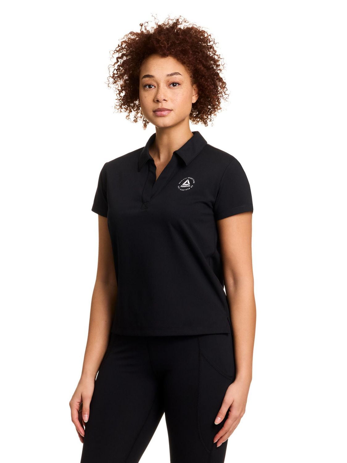 Reebok Women’s Prep Meet & Greet Short Sleeve Polo Top