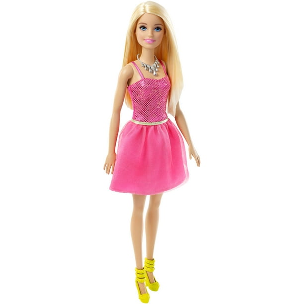 Poupée Barbie Glitz en robe rose
