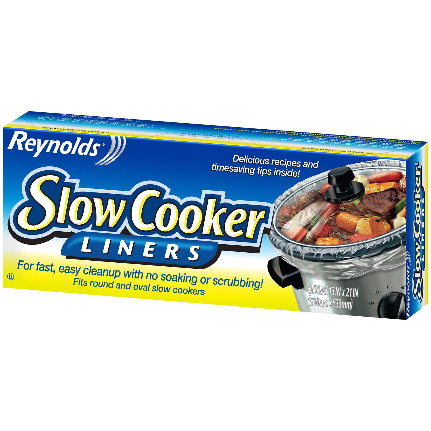 Reynolds Kitchens Regular Size Slow Cooker Liners - 6ct : Target
