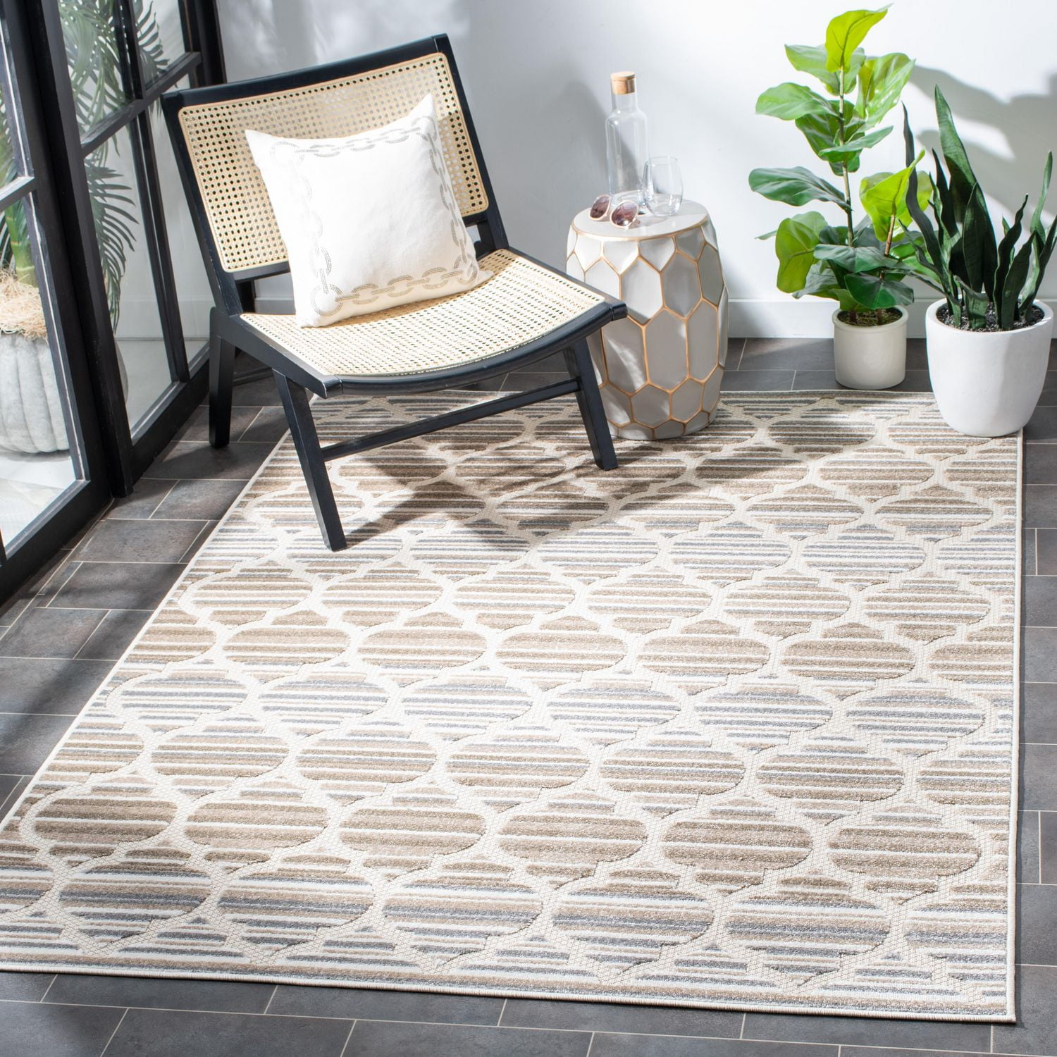Safavieh Cabana Rorie Geometric Outdoor Area Rug Walmart Canada