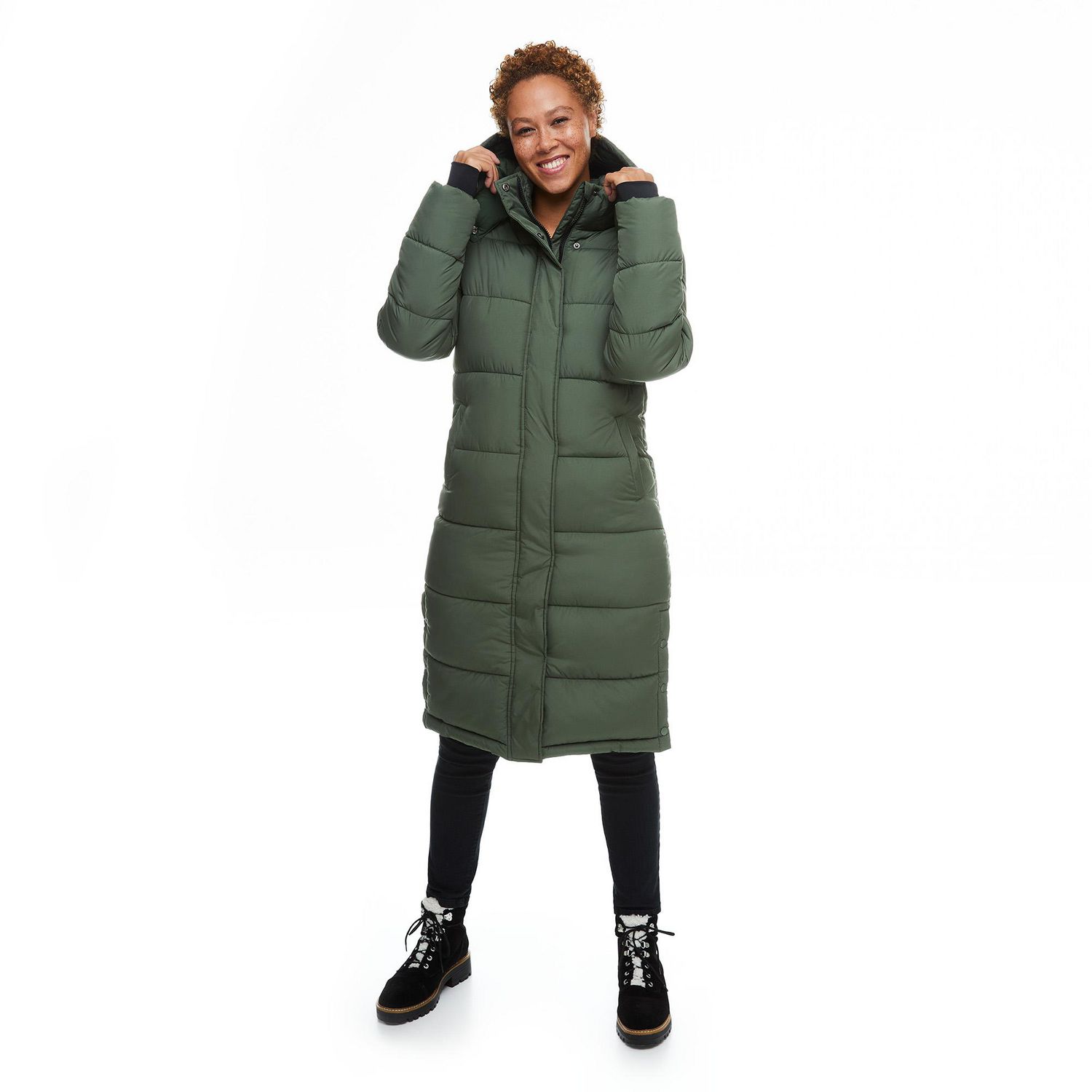 Manteau bouffant long George pour femmes Walmart.ca