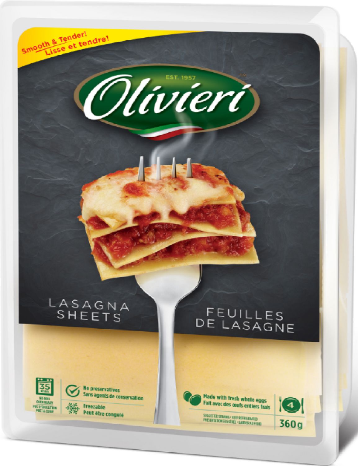 Lasagne sheet