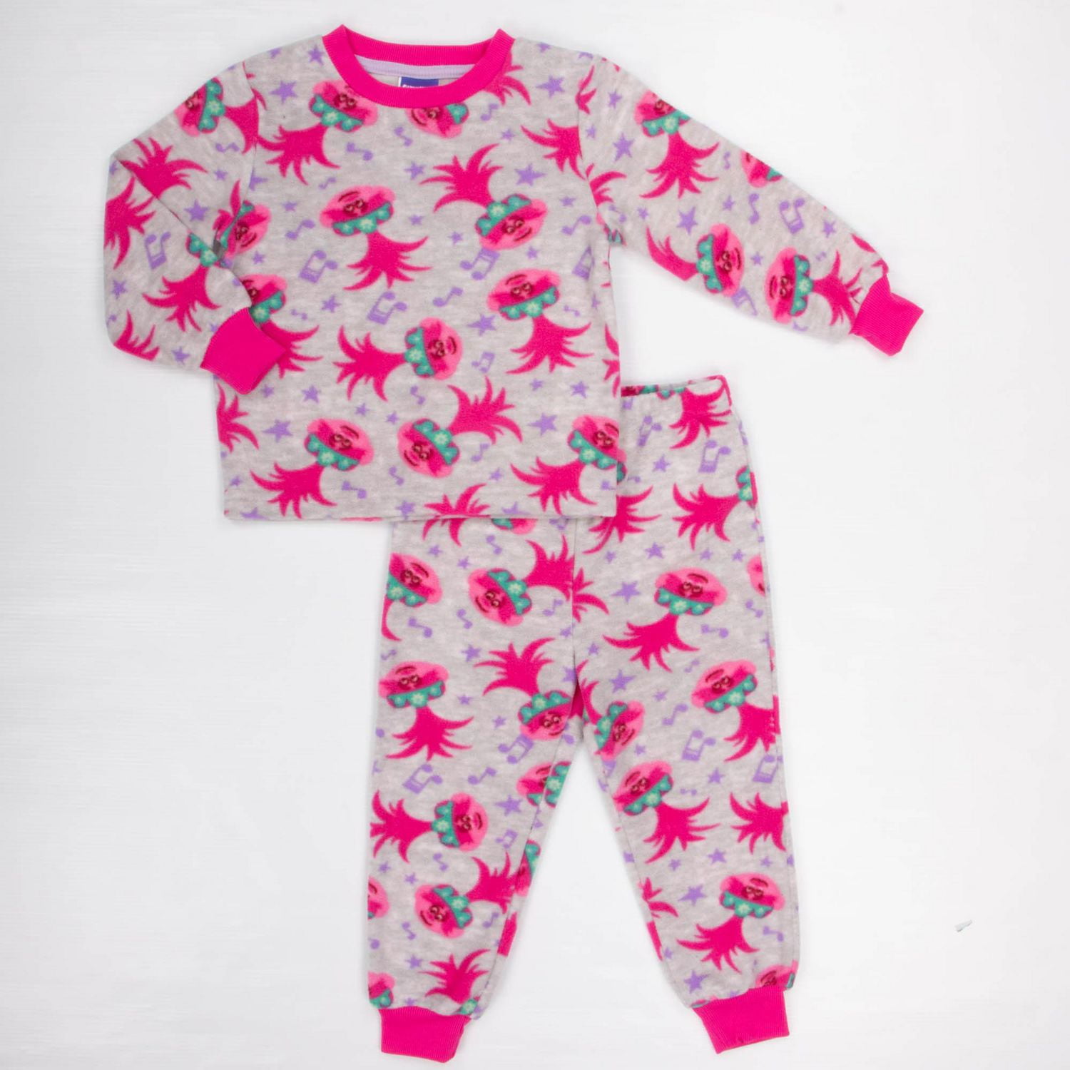 Trolls Girl's 2 Piece Pj Set. Includes long sleeve pant and top