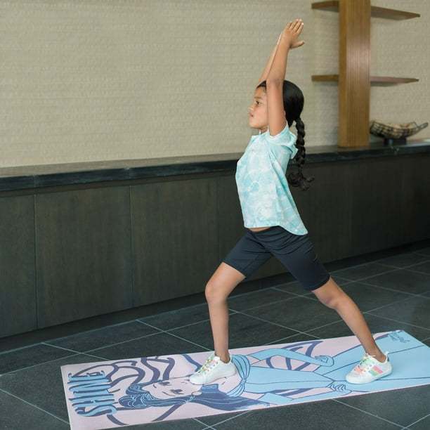 Kids Yoga Mat Set for Boys & Girls - Unicorn, Mermaid, Panda
