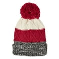 thumbnail image 2 of Canadiana Women's Colour Block Cable Knit Beanie, 2 of 2