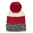 thumbnail image 1 of Canadiana Women's Colour Block Cable Knit Beanie, 1 of 2