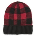 thumbnail image 2 of Canadiana Men's Buffalo Check Beanie, 2 of 2