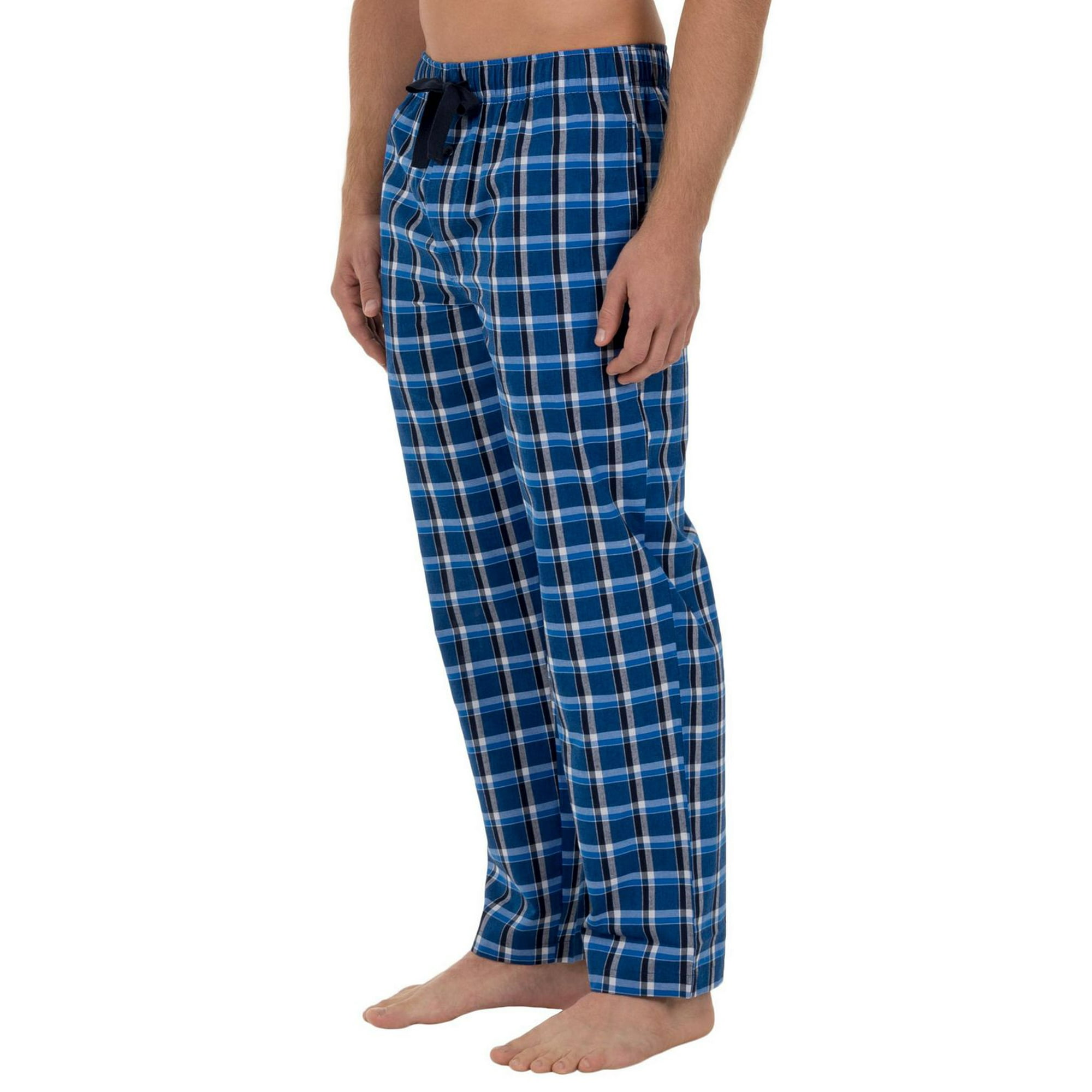 Fruit of the Loom Men's Fleece Sleep Pajama Pant Blue
