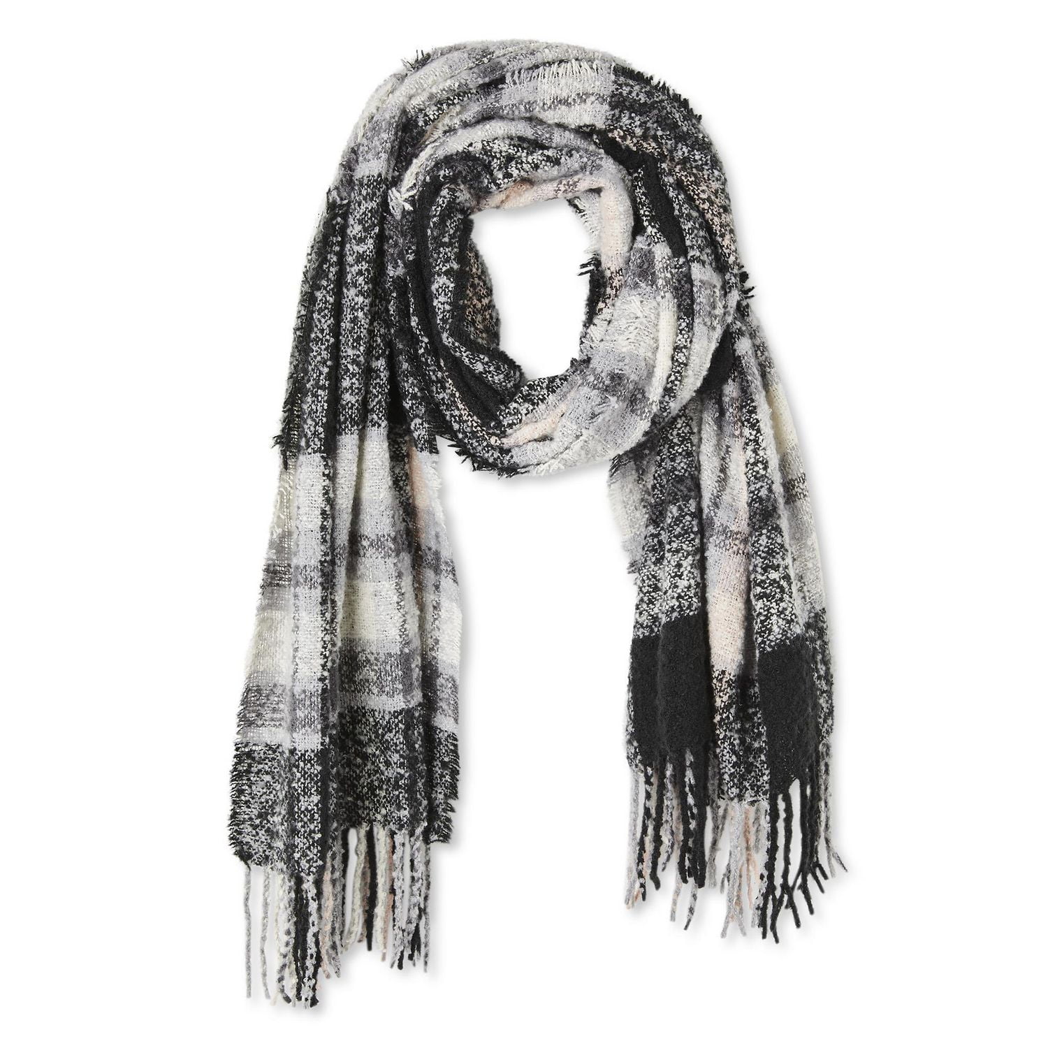 George Women's Fringe Boucle Scarf