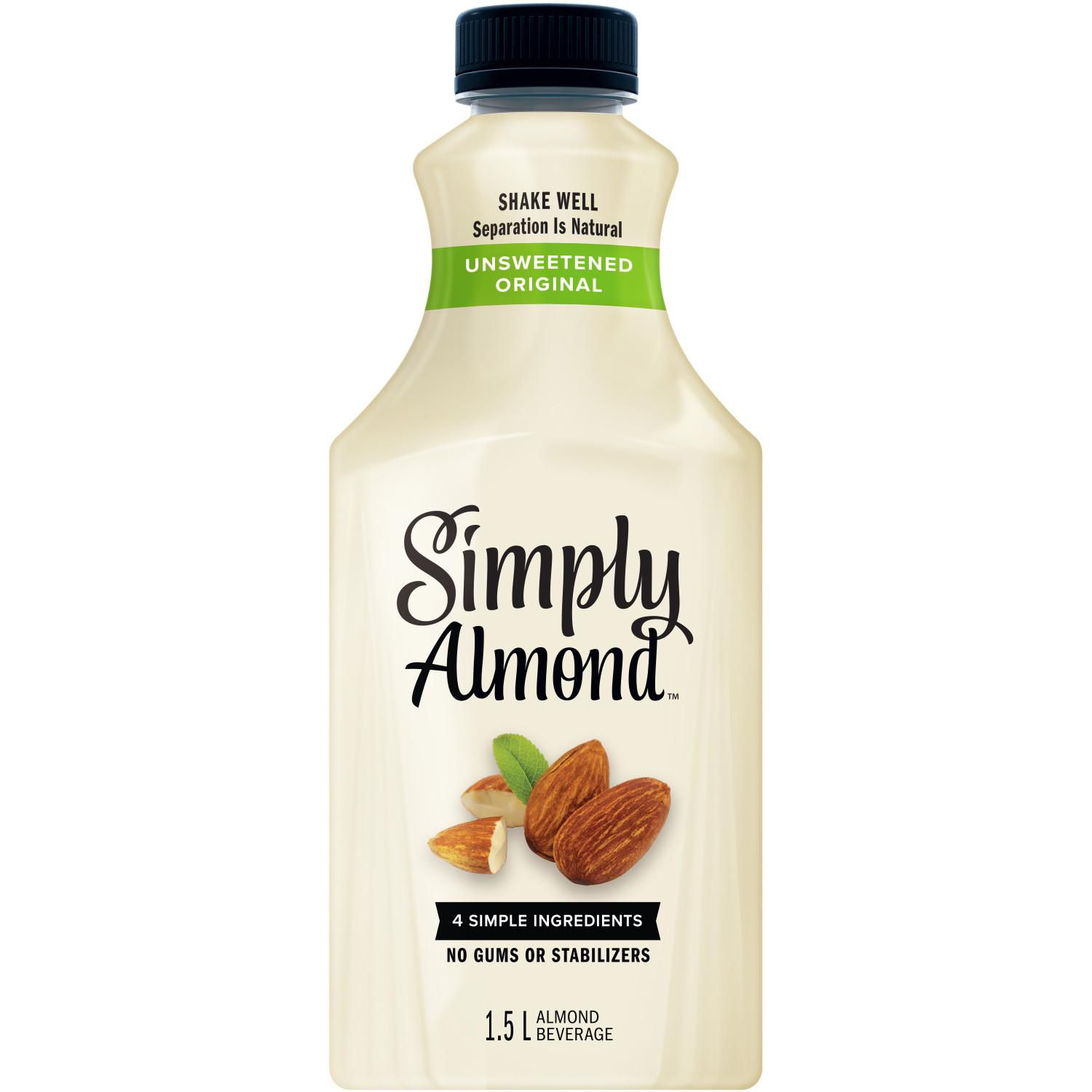 Simply Almond™ Unsweetened Original 1.5L Walmart Canada