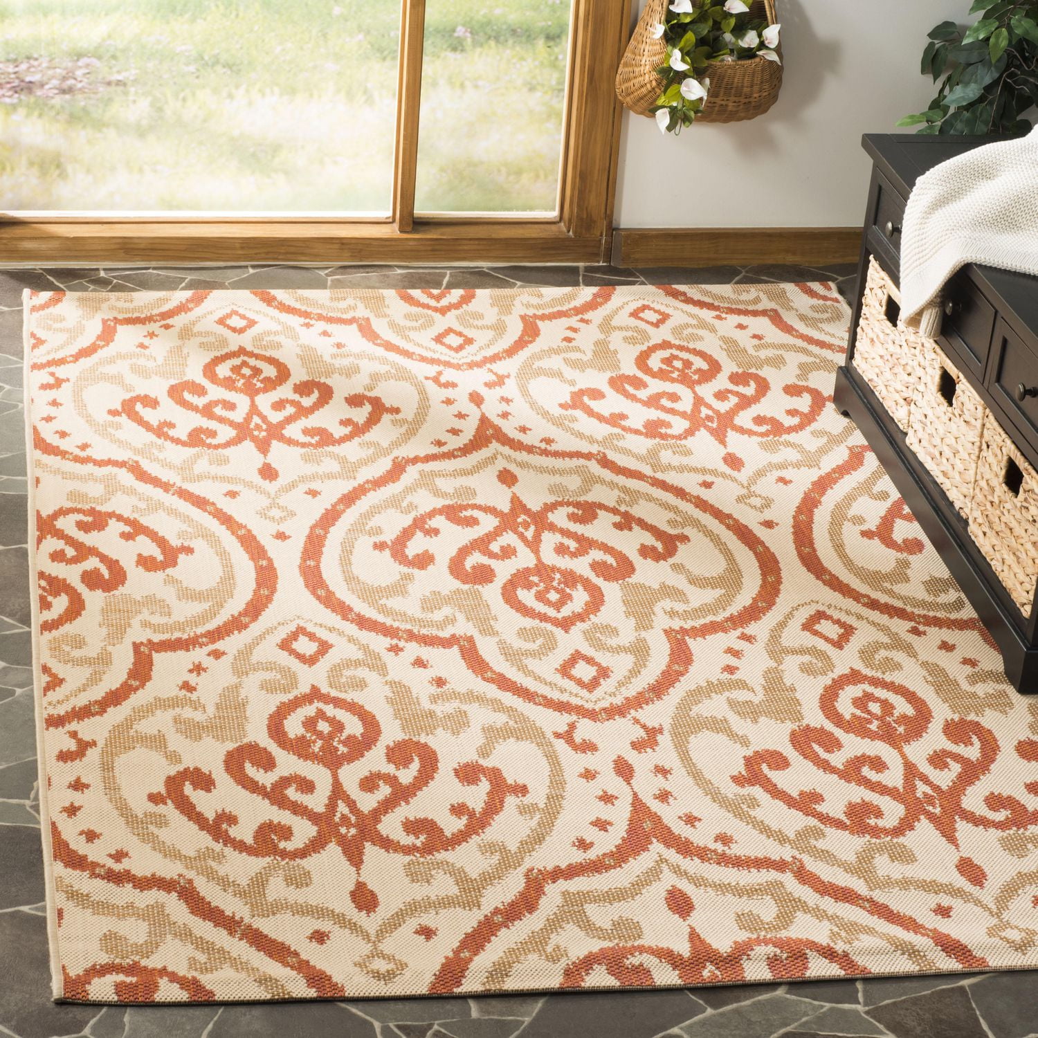 Safavieh Martha Stewart Fairview Outdoor Damask Area Rug Walmart Canada