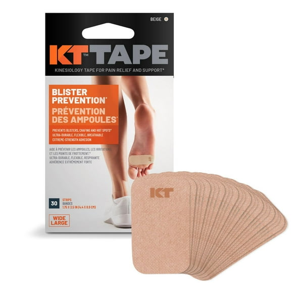 KT TAPE Blister Prevention Wide 30 Strip Beige