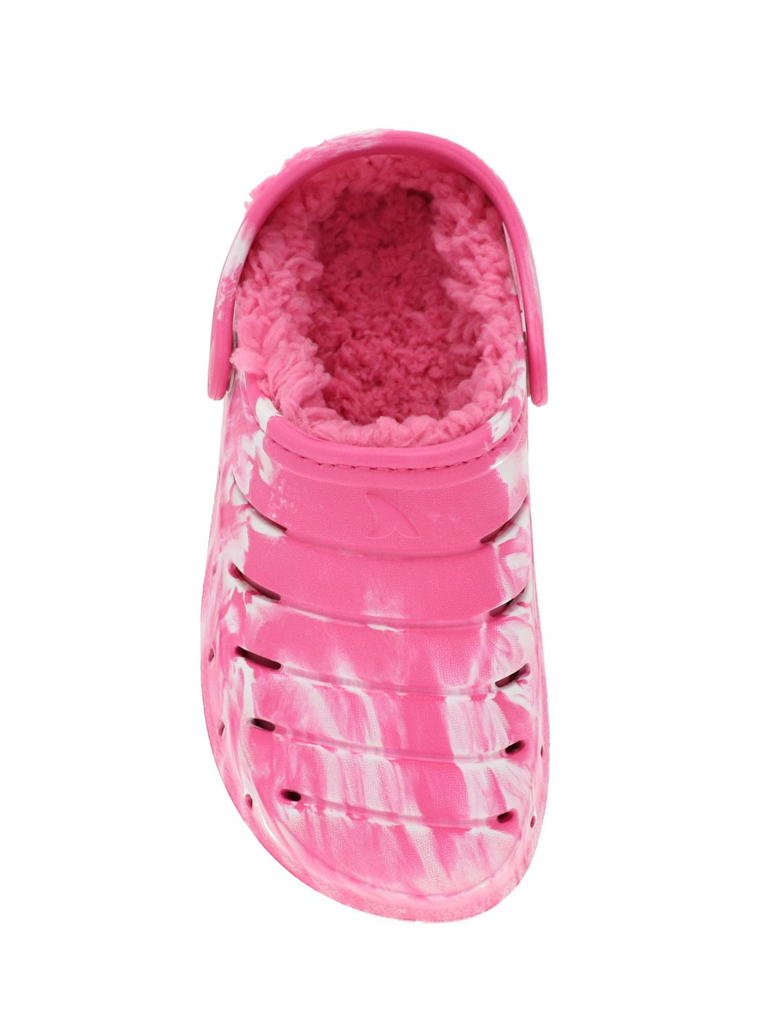 Rugged Shark Girl's Faux Fur Clog Shoes