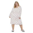 thumbnail image 1 of George Plus Women's Long Sleeve Nightgown, 1 of 6